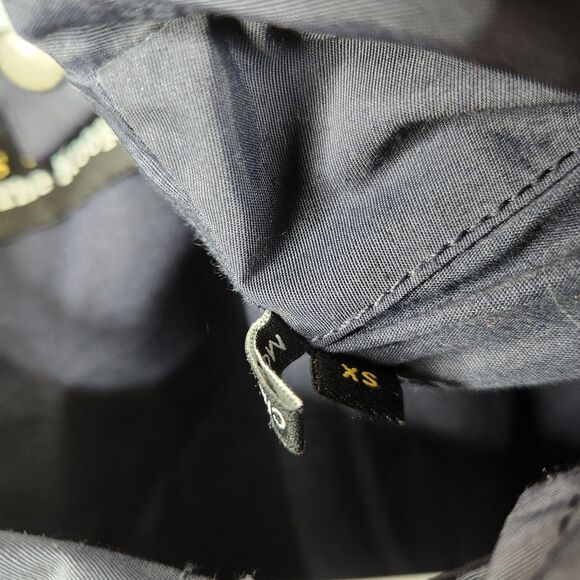 The Kooples Full Zip 5 Pocket Military Style Navy Blue Overcoat XS - Picture 6 of 8